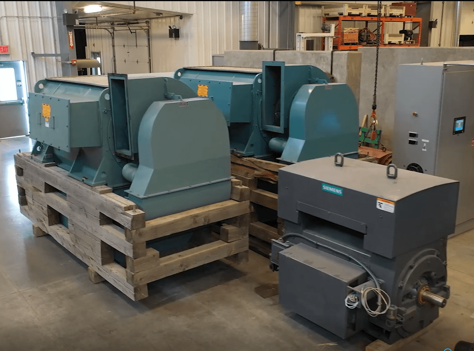 H&N Electric has the capability to safely store your electric motors, store your spare electric motors, and store your space wind generators.